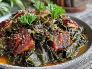 collard greens with smoked turkey - featured image