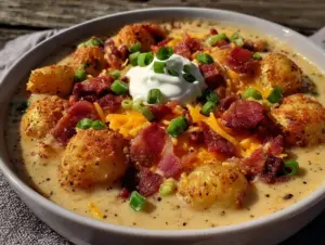creamy loaded baked potato soup - featured image