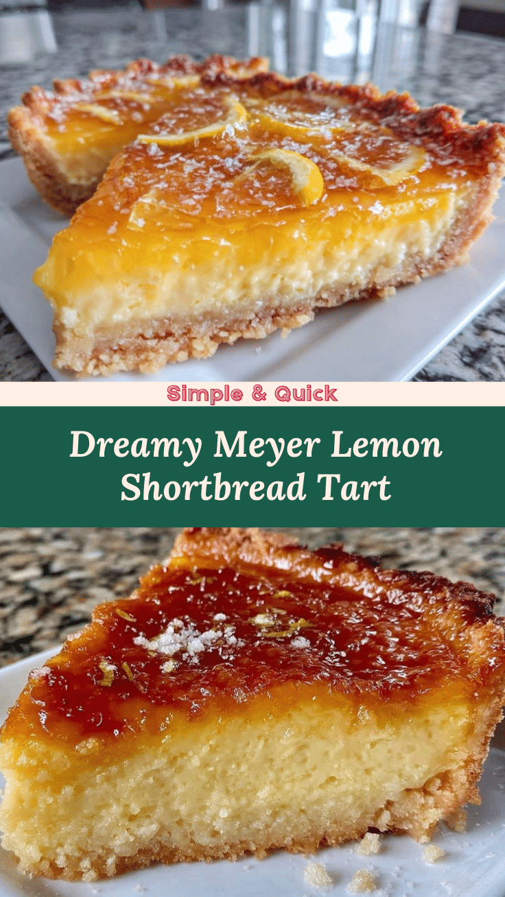 creamy Meyer lemon tart recipe