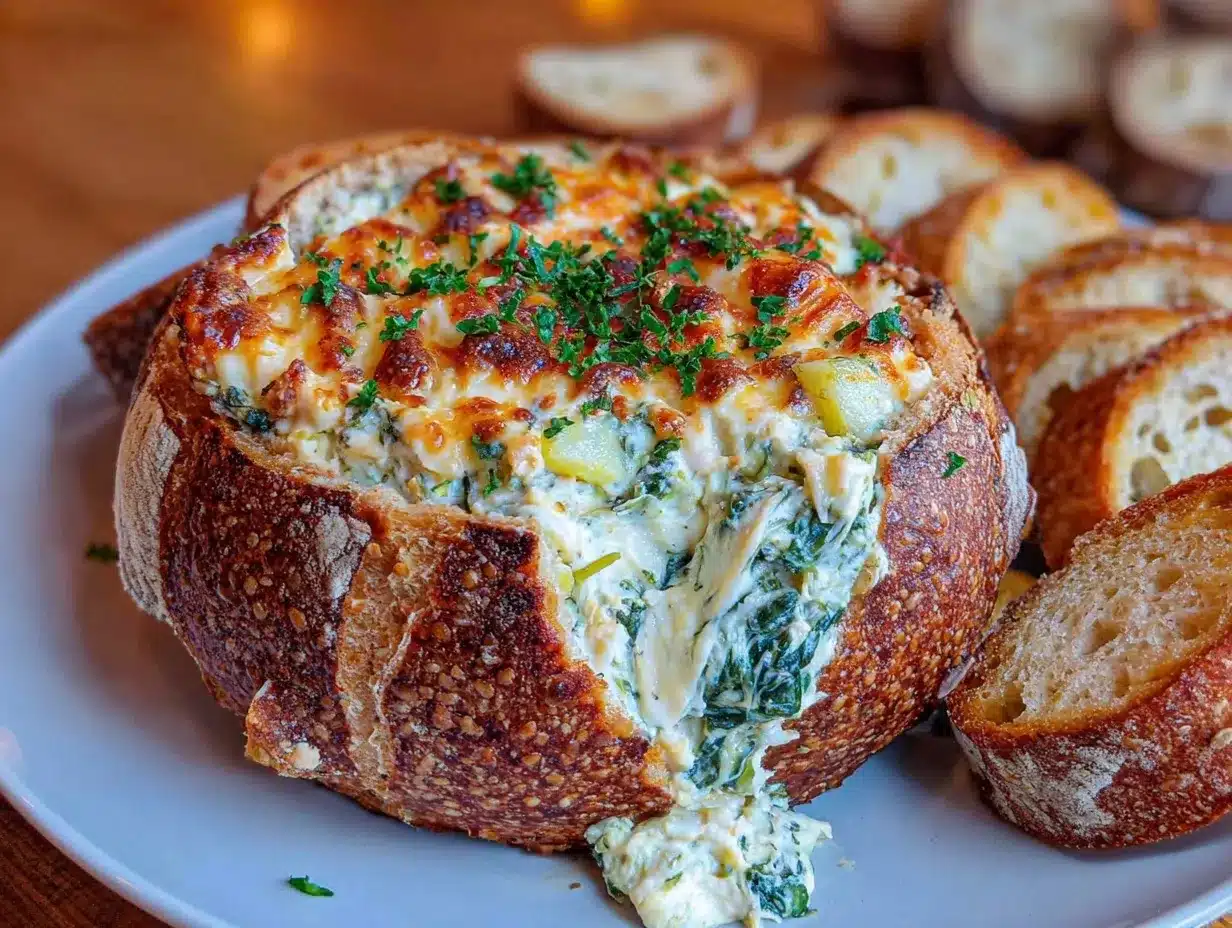 creamy spinach artichoke dip preparation steps