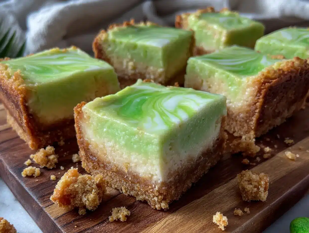 Creamy St. Patrick’s Green Crème Pudding Bars preparation steps