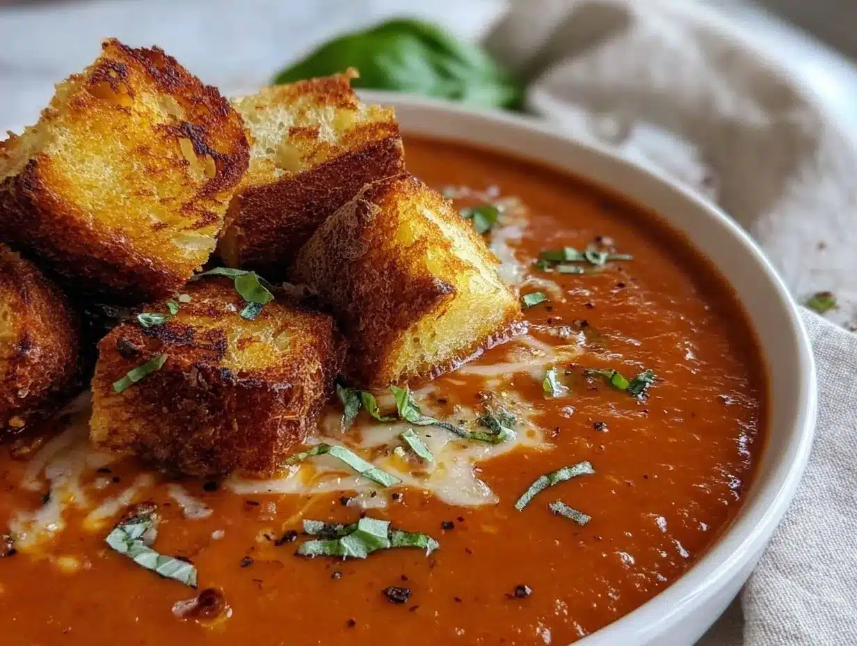 creamy tomato basil soup preparation steps