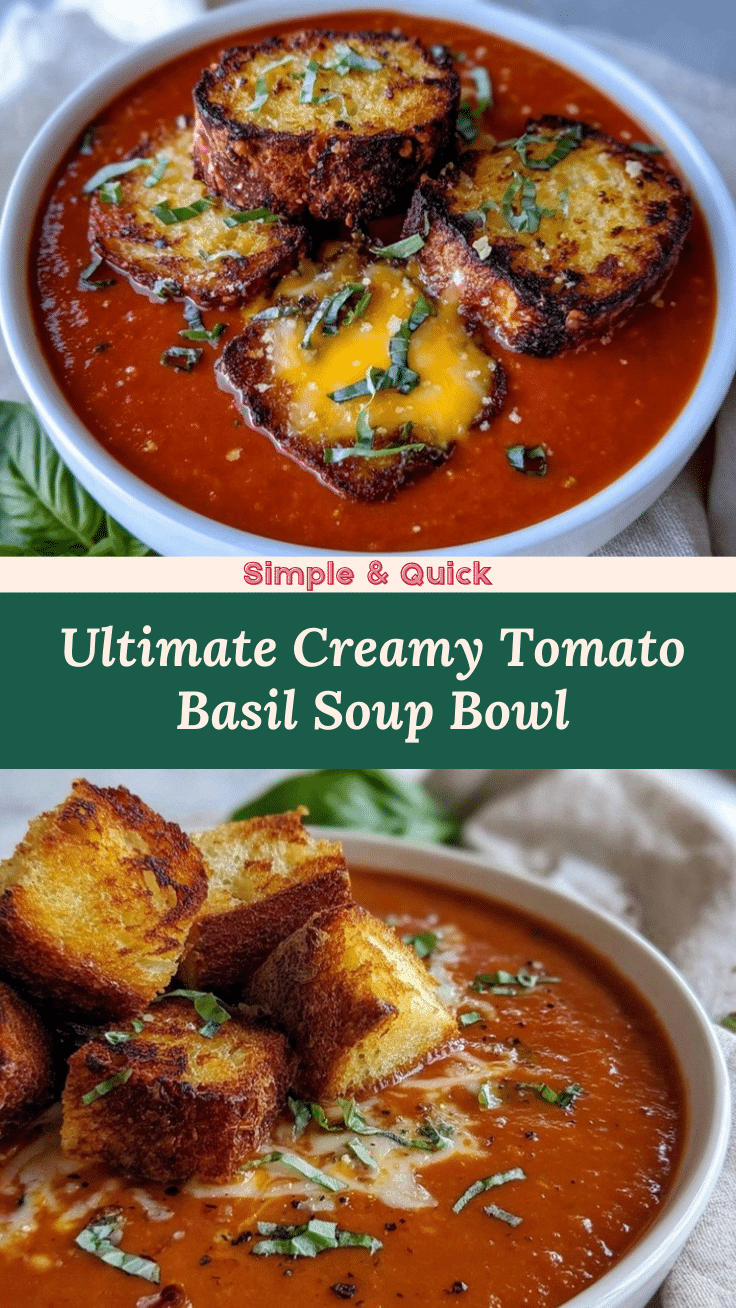creamy tomato basil soup recipe