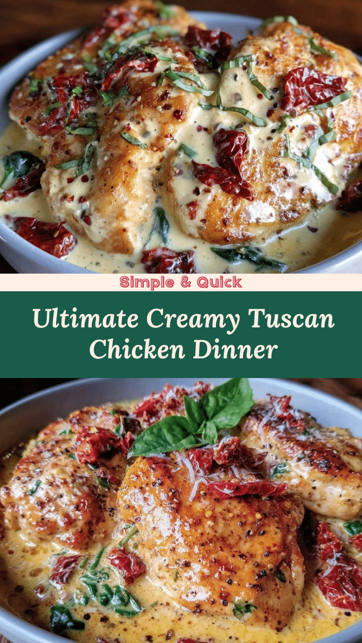 Creamy Tuscan Chicken recipe