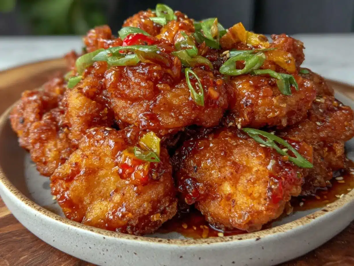 crispy baked sweet and sour chicken preparation steps