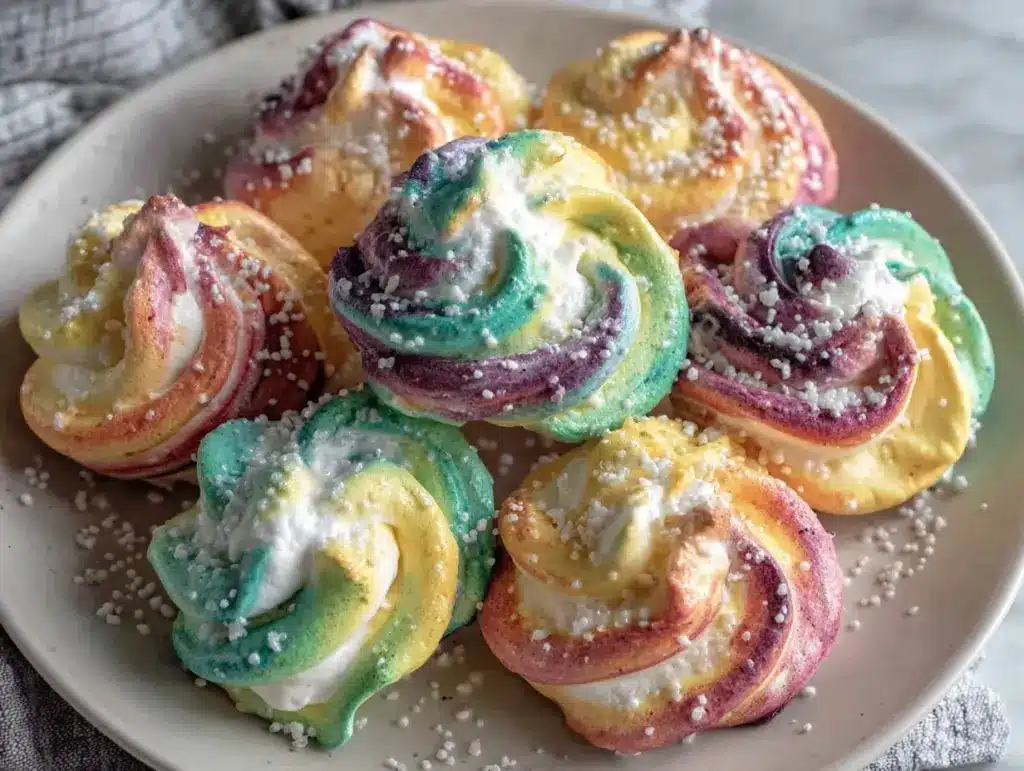 Crispy Dr Seuss Rainbow Meringue Bites - featured image