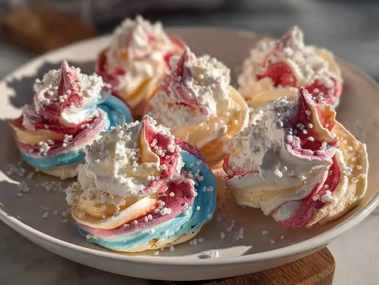 Crispy Dr Seuss Rainbow Meringue Bites preparation steps