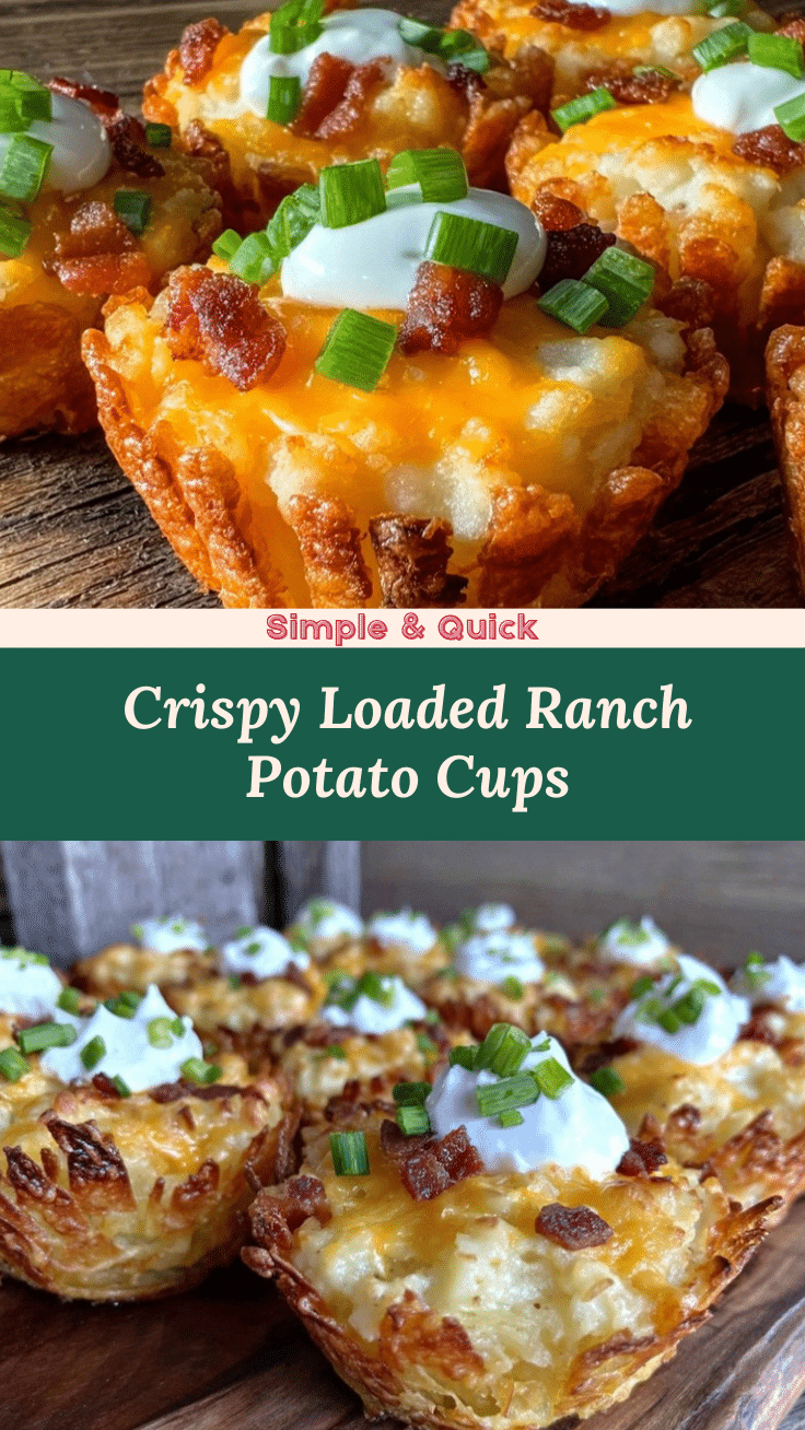 crispy super bowl loaded ranch potato crisp cups recipe