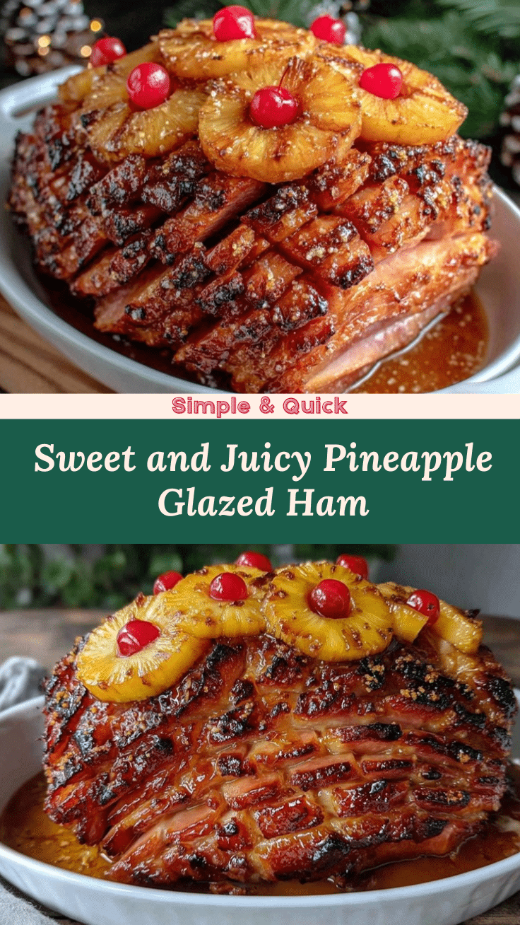 glazed ham with pineapple and brown sugar recipe
