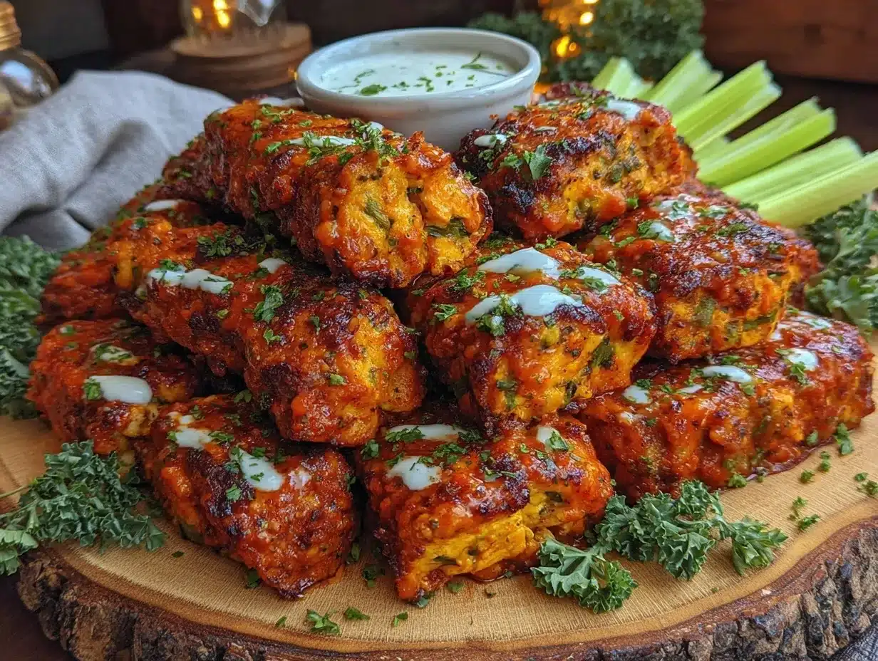 Healthy Ranch Buffalo Turkey Sticks preparation steps