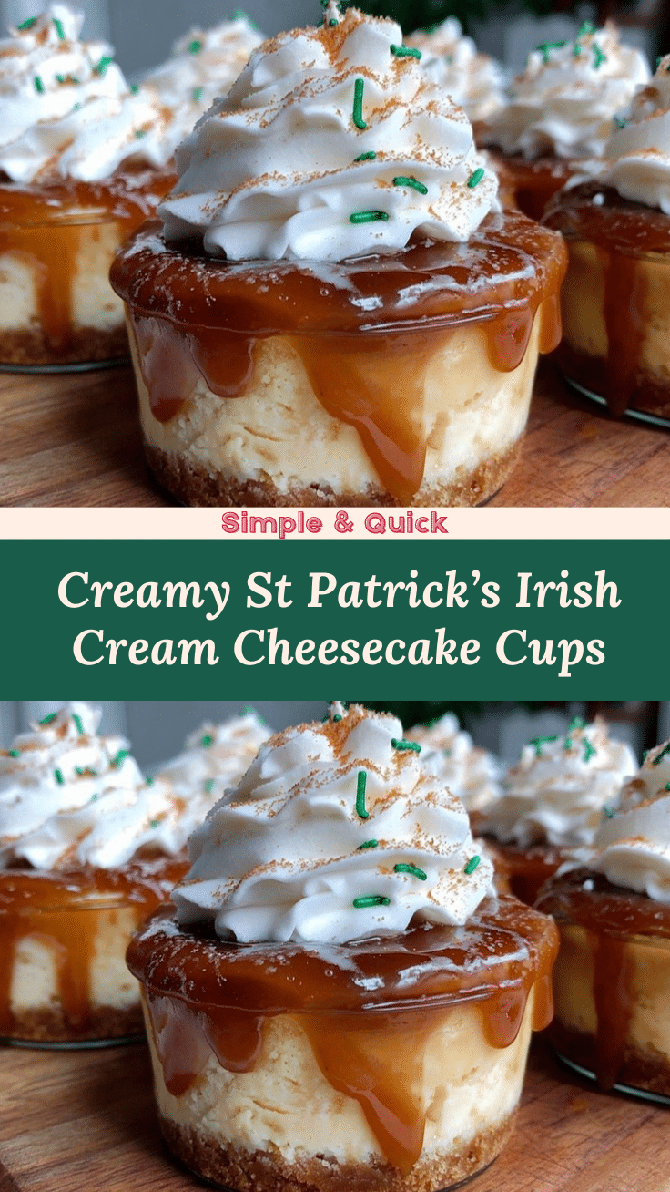 Irish Cream Cheesecake Cups recipe