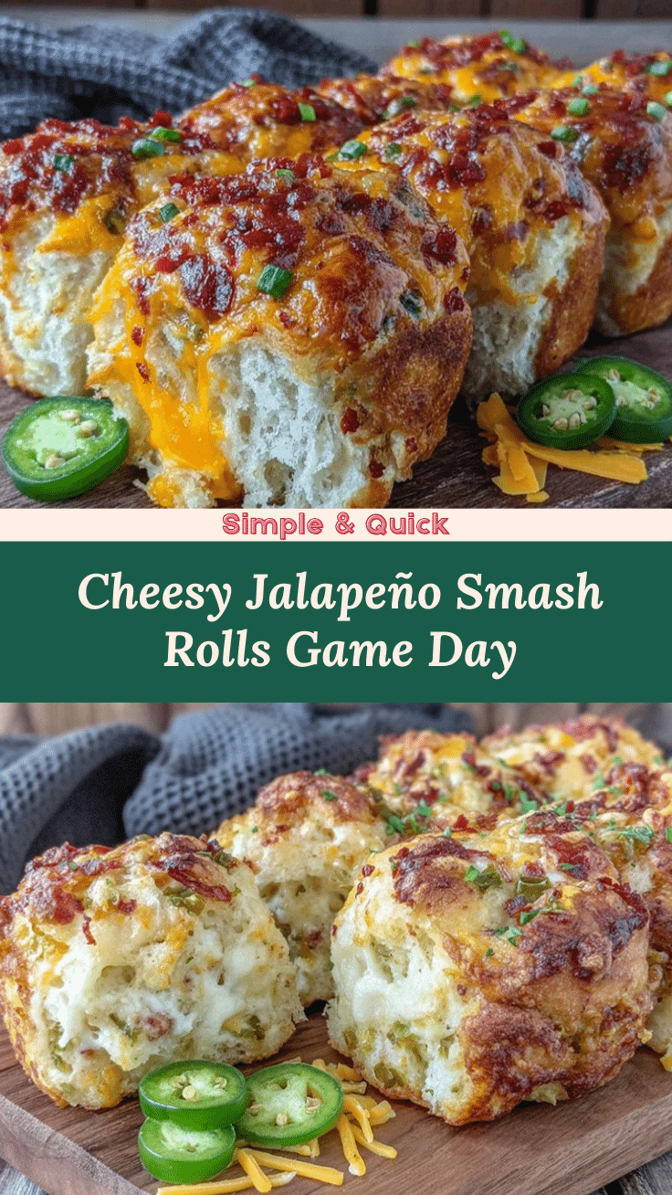 jalapeño cheddar smash rolls recipe