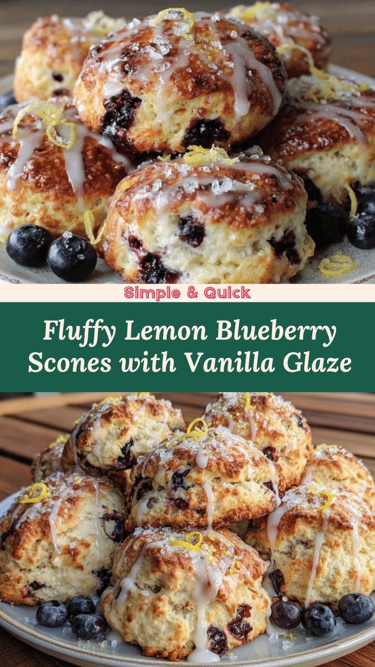lemon blueberry scones recipe