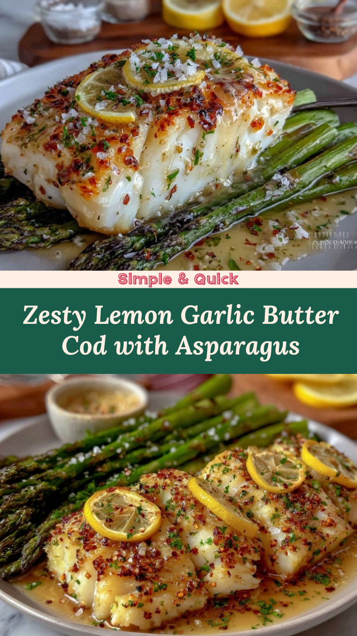 Lemon Garlic Butter Cod recipe