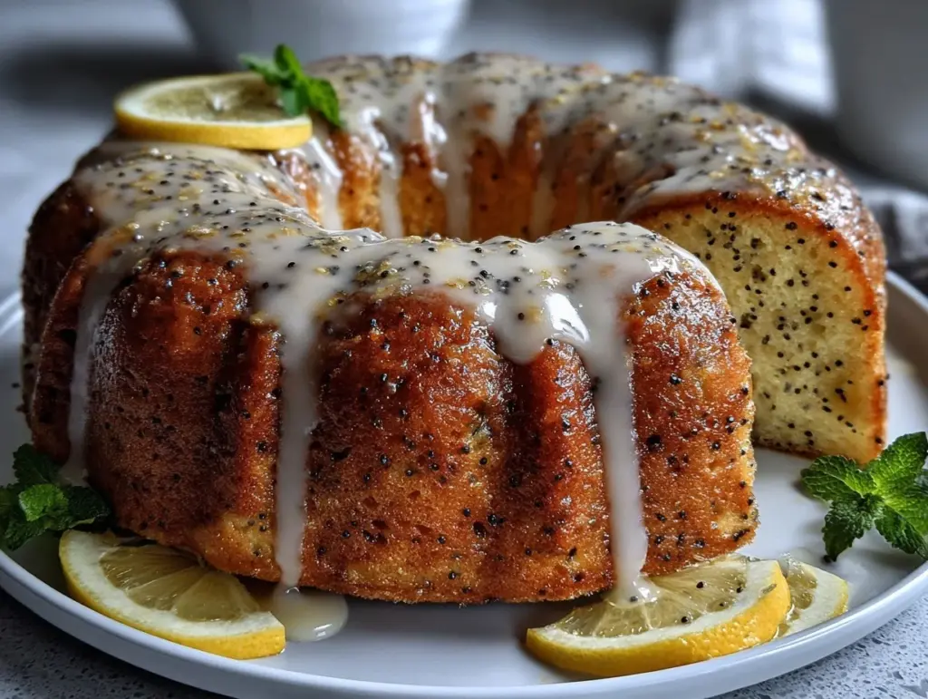 Lemon Poppy Seed Bundt Cake - featured image