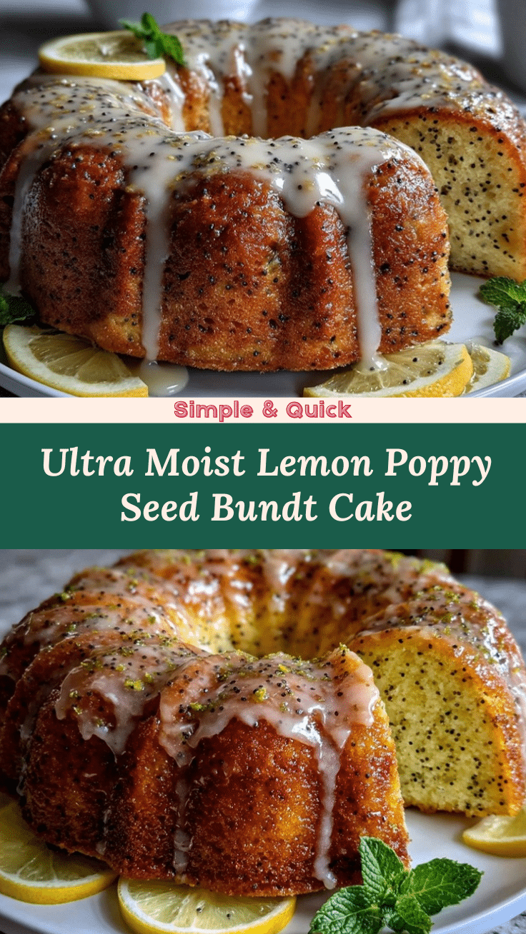 Lemon Poppy Seed Bundt Cake recipe