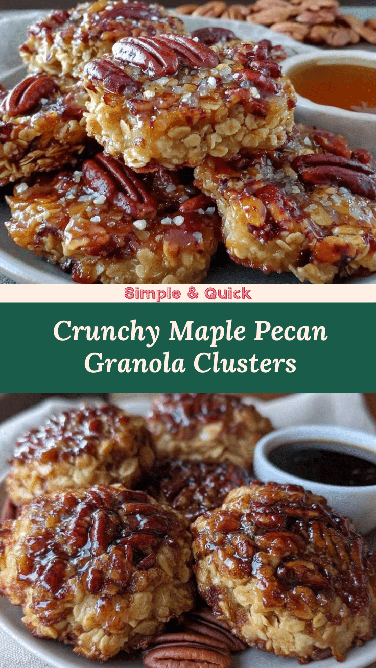 Maple Pecan Granola Clusters recipe