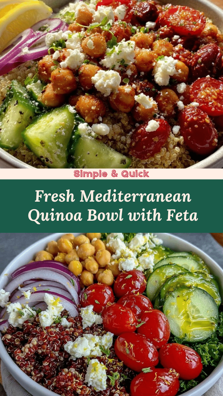 Mediterranean Quinoa Bowl recipe