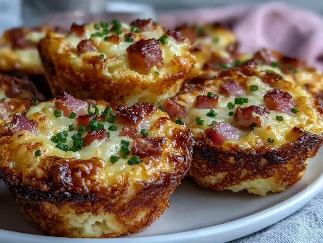 mini quiche Lorraine cups preparation steps