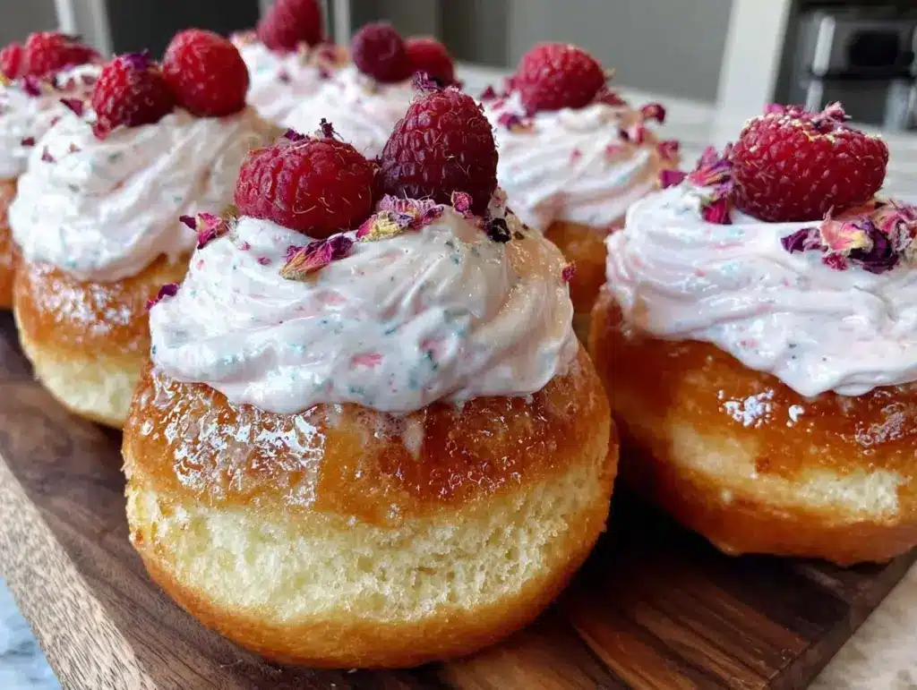 pink berry crème donut cups - featured image