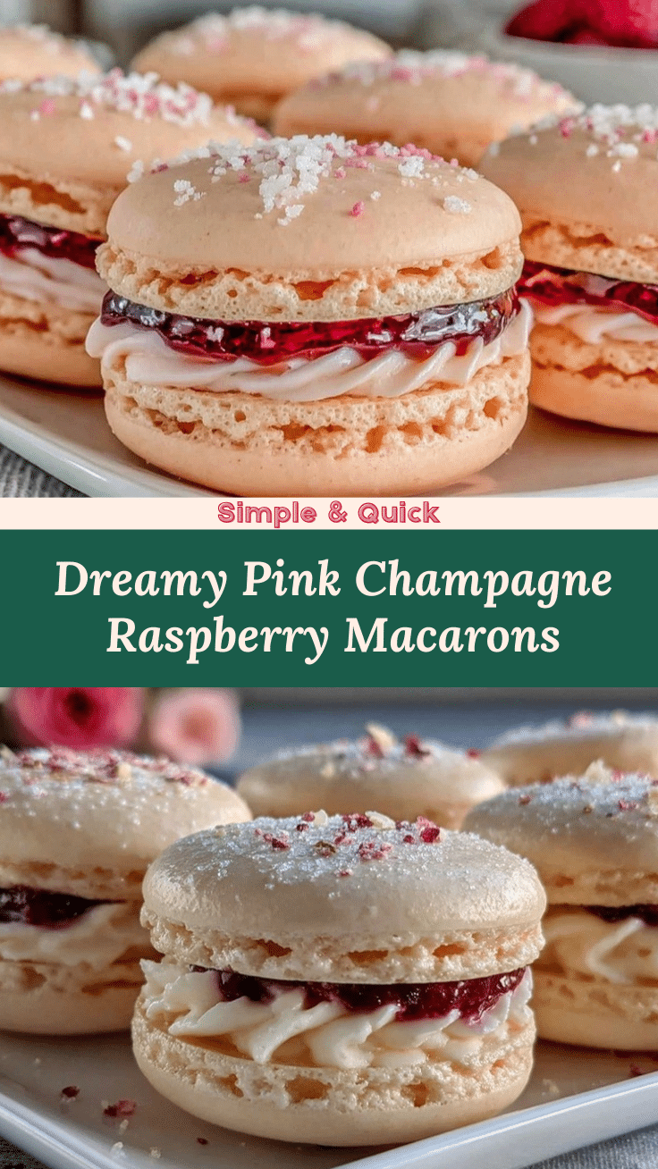 Pink Champagne Macarons recipe
