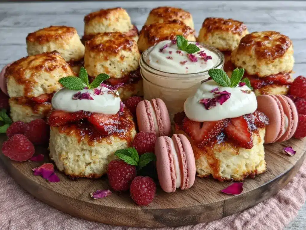 pink dessert picnic board - featured image