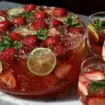 pink lemonade vodka punch - featured image