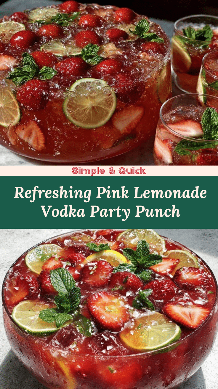 pink lemonade vodka punch recipe