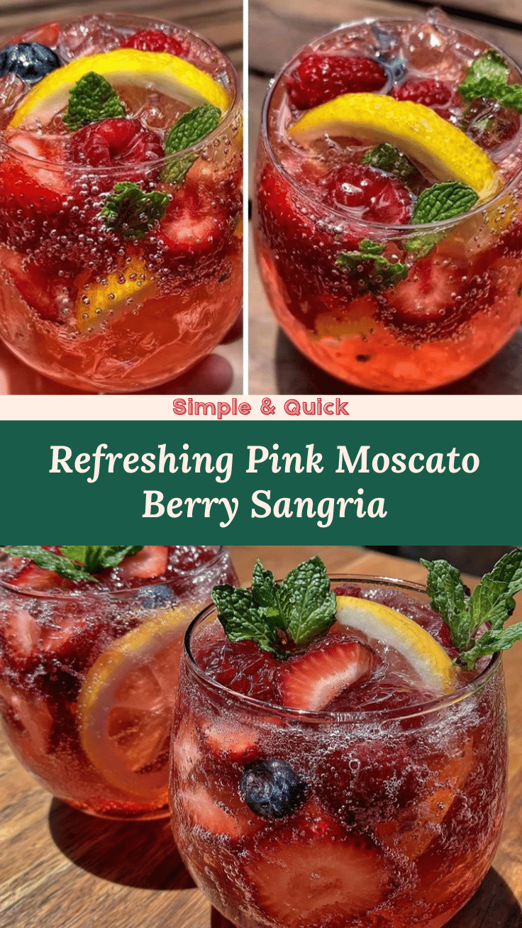 Pink Moscato Sangria recipe
