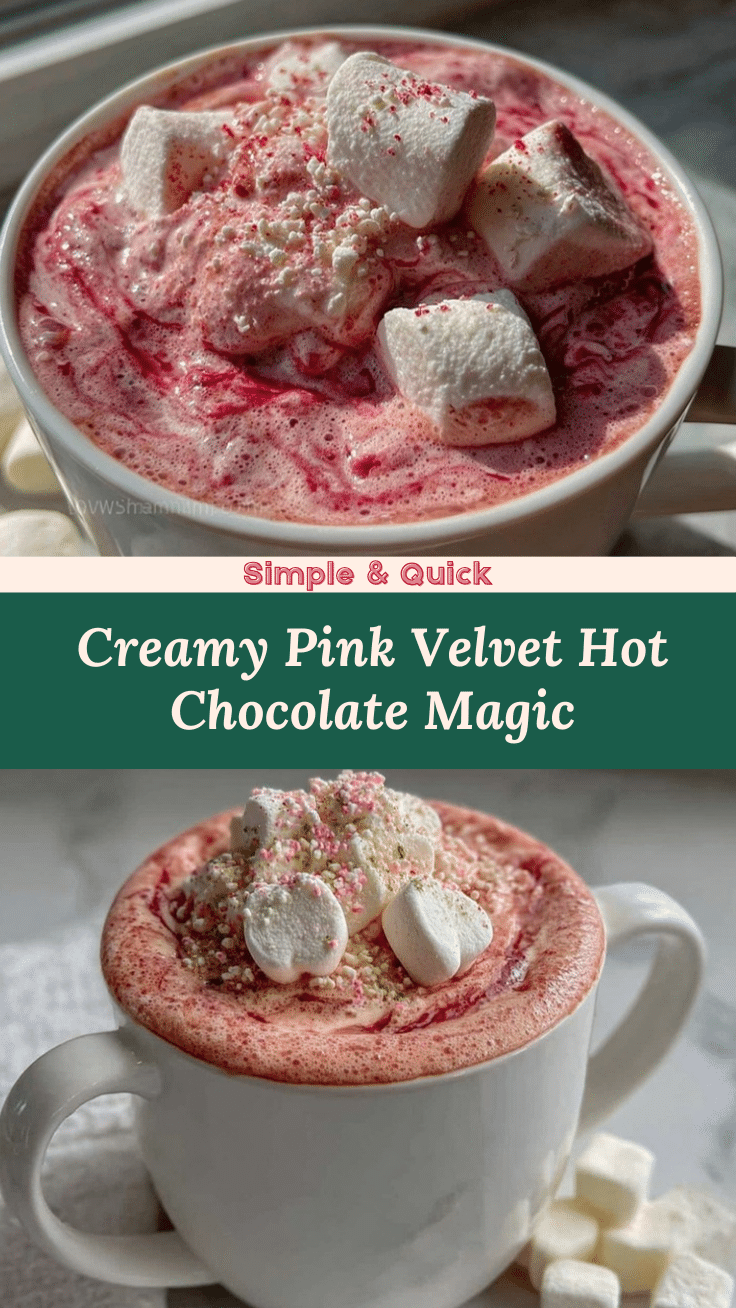 pink velvet hot chocolate recipe
