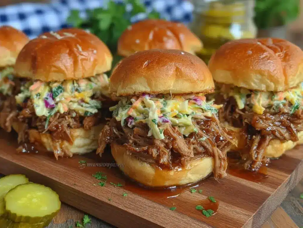 pulled pork sliders - featured image