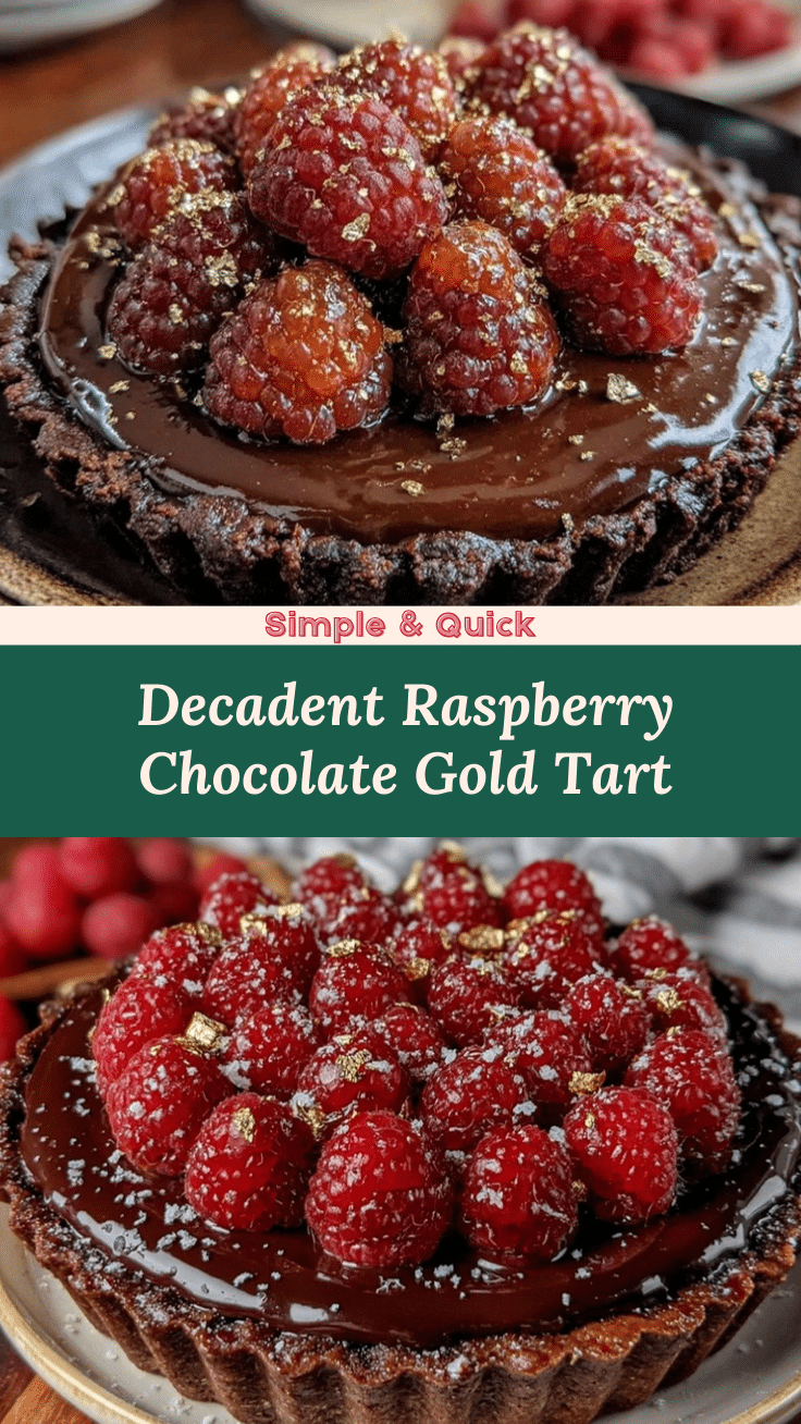 raspberry chocolate tart recipe