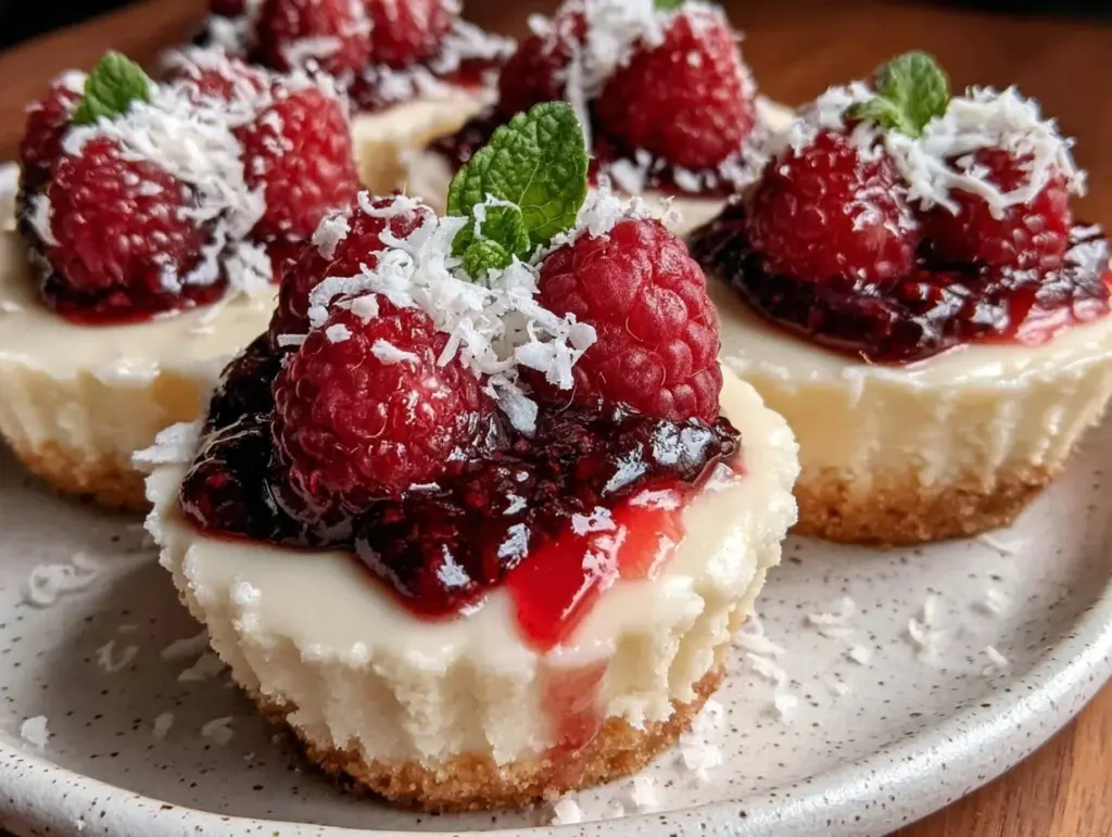 raspberry white chocolate crème cups - featured image