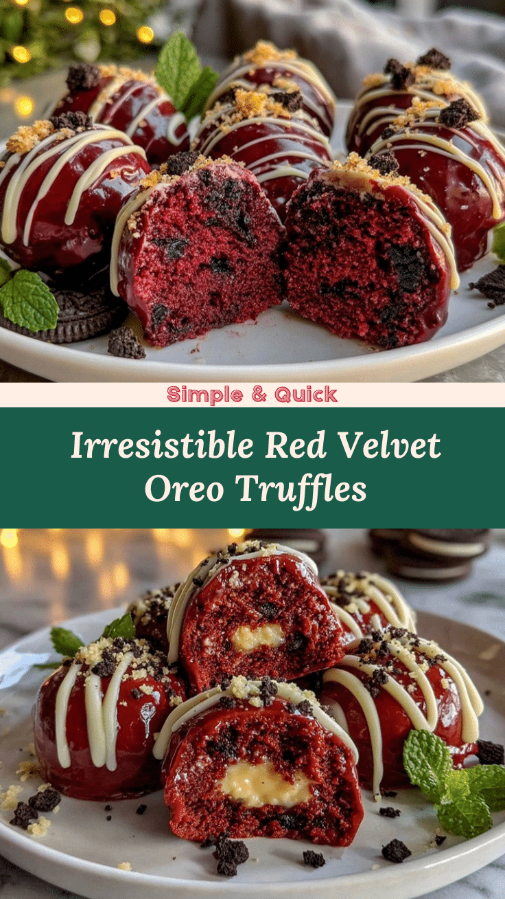 Red Velvet Oreo Truffles recipe