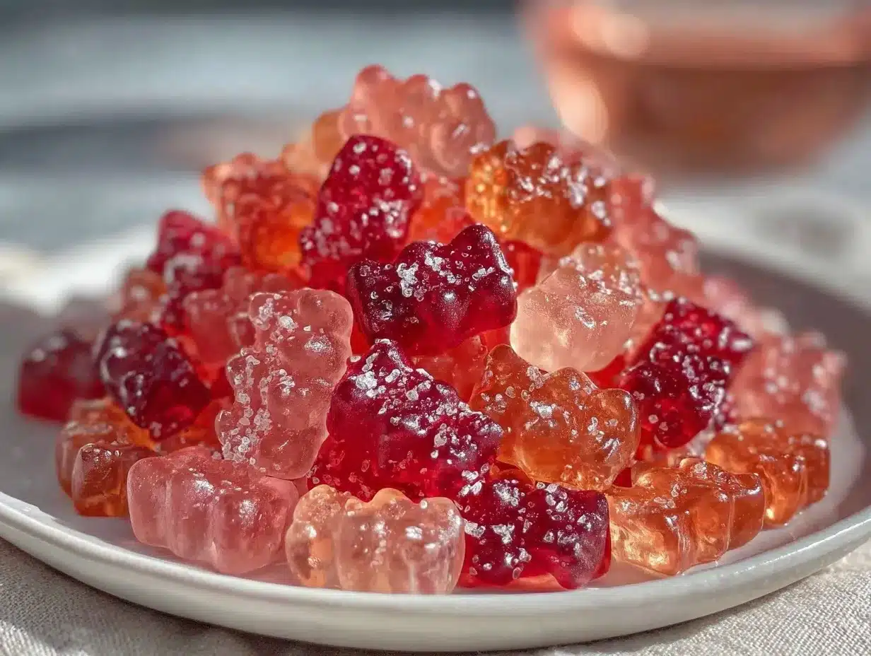 rosé gummy bears preparation steps