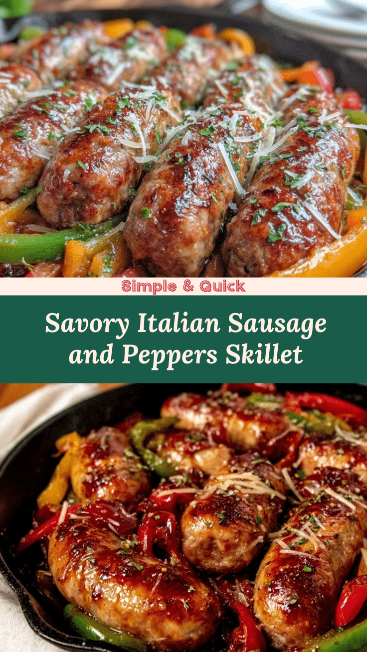 sausage and peppers skillet recipe