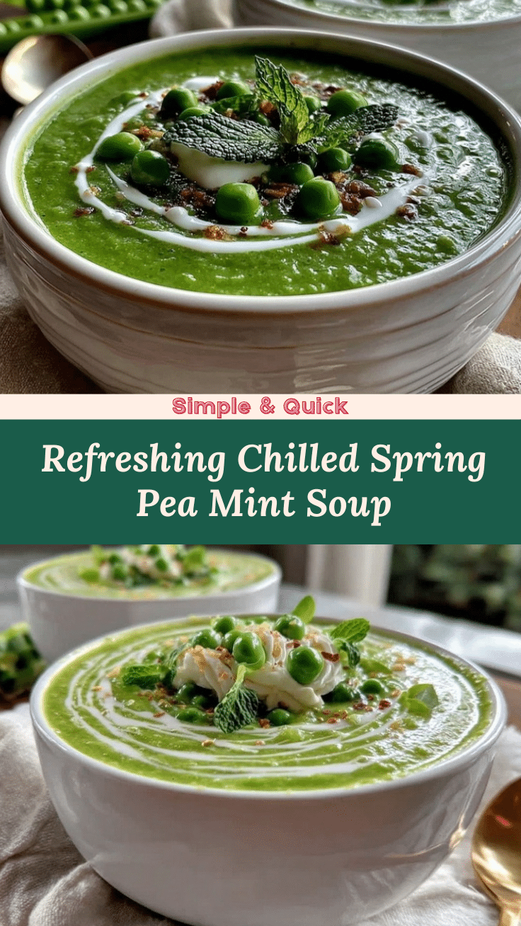spring pea and mint soup recipe