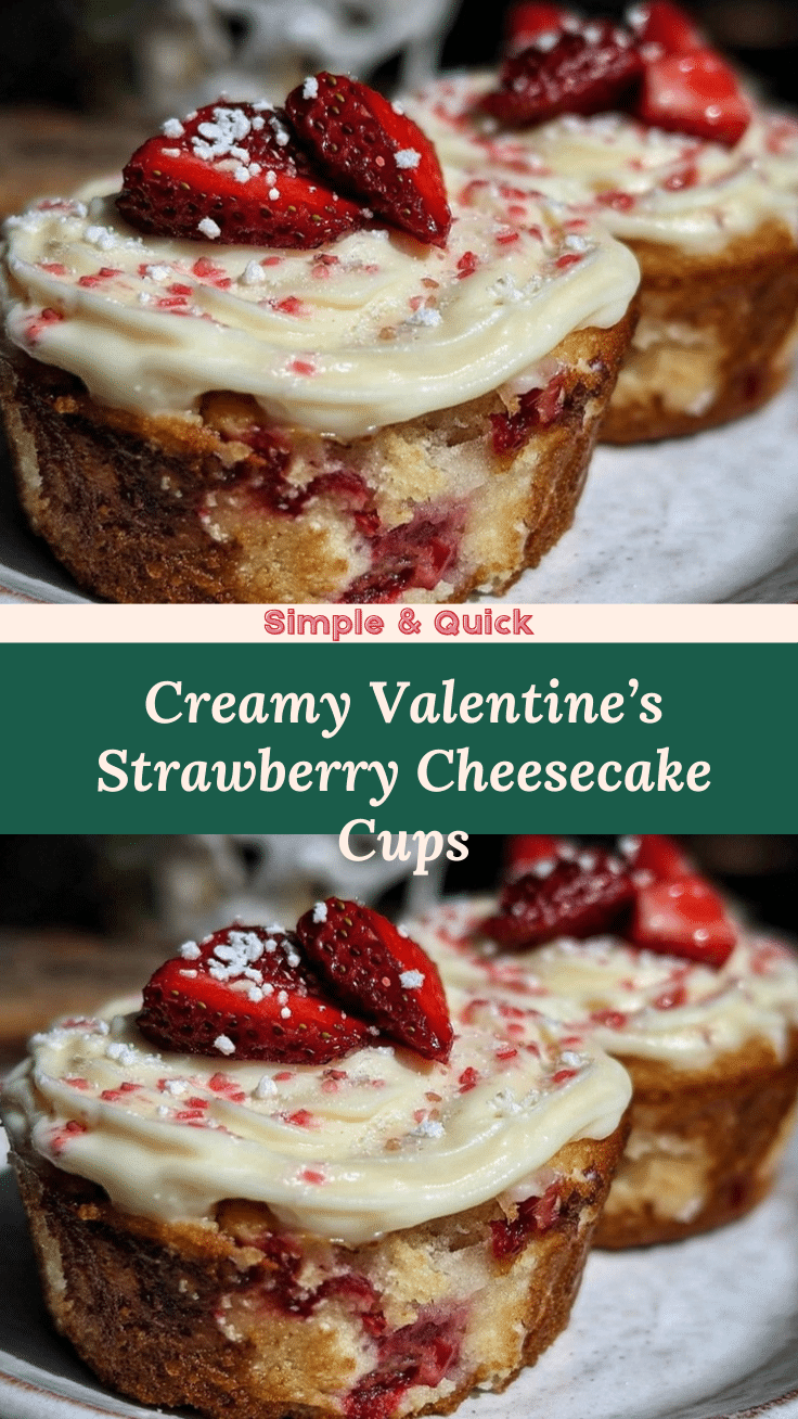 strawberry cheesecake frosted cups recipe