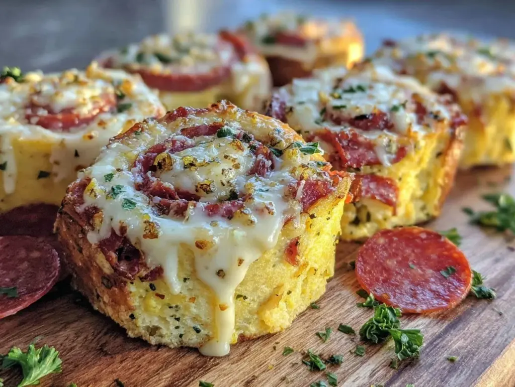 Super Bowl Pepperoni Ranch Pinwheel Bites - featured image