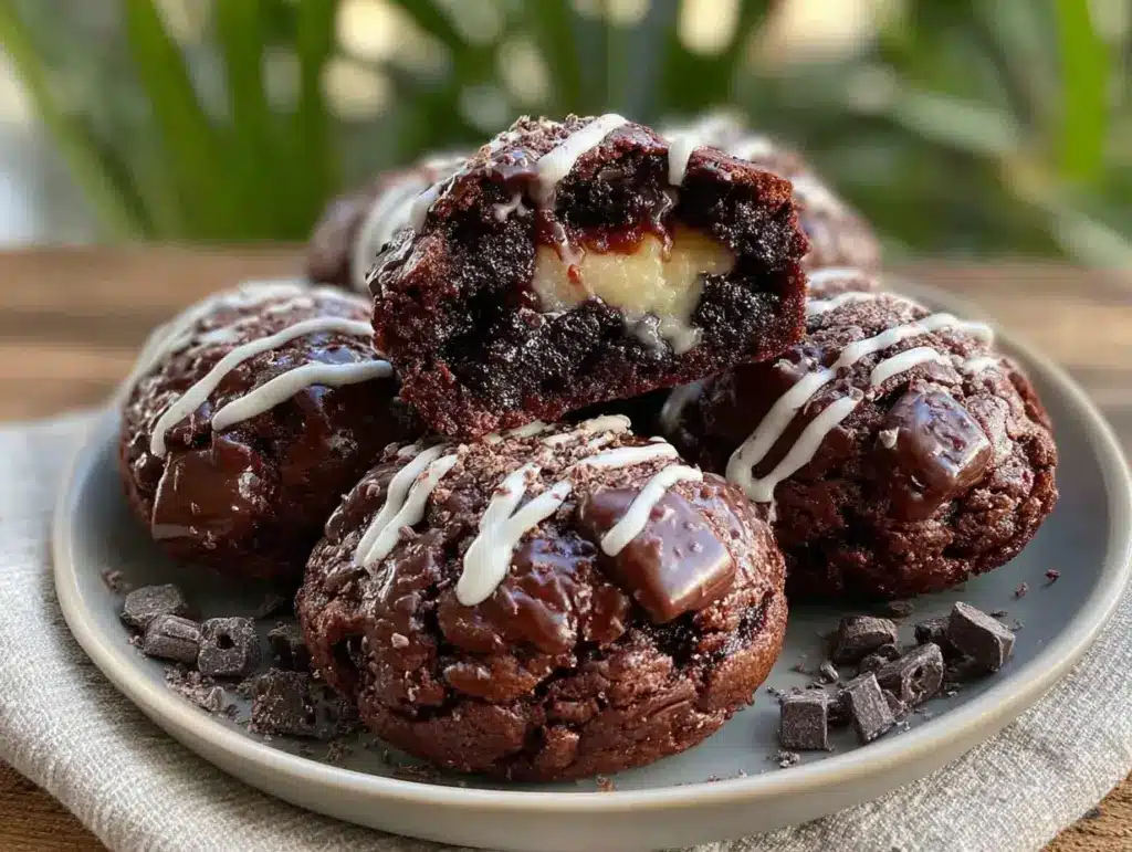 Triple Chocolate Brownie Footballs - featured image