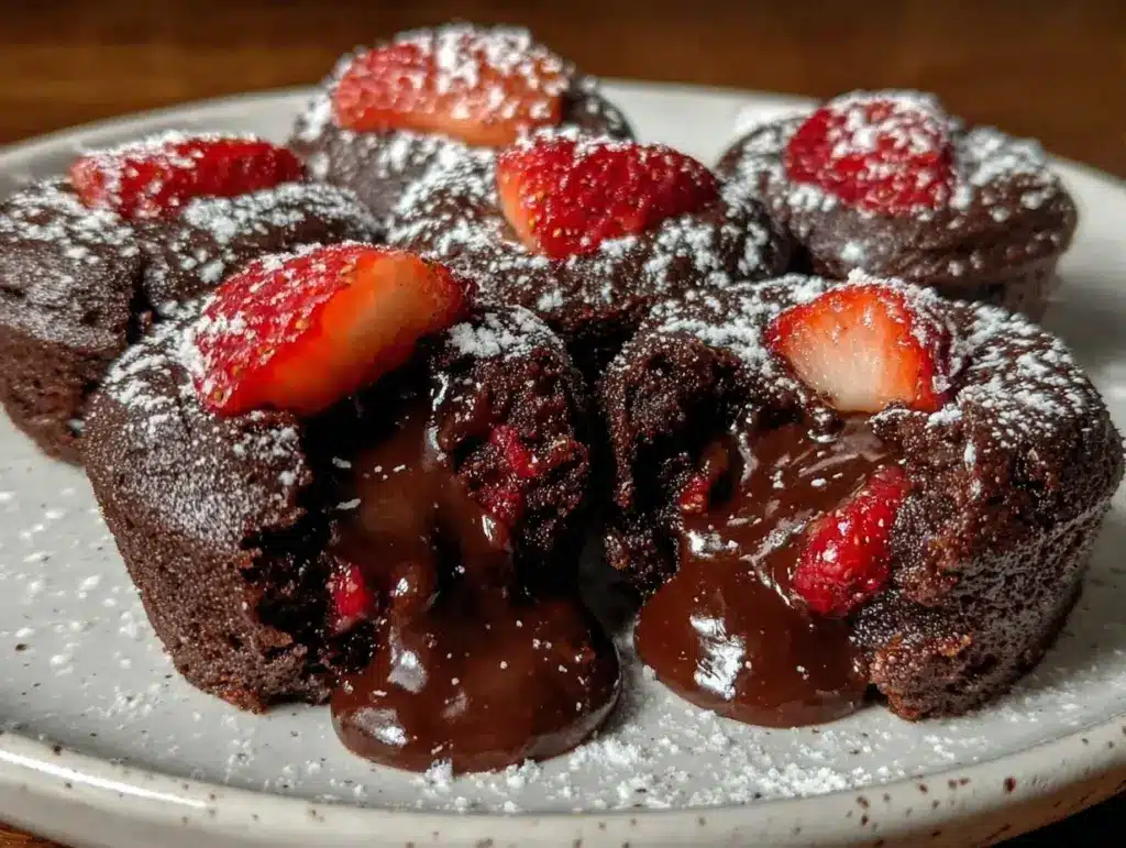 valentine’s berry chocolate lava bites - featured image