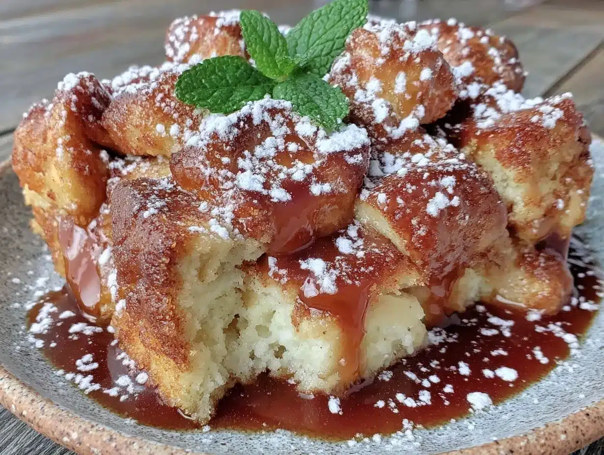 beignet bread pudding preparation steps