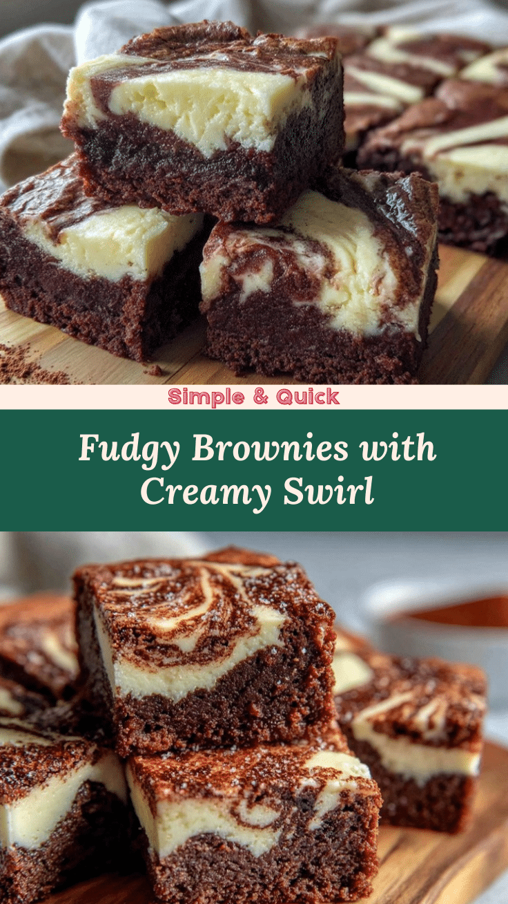 brownies with cream cheese swirl recipe