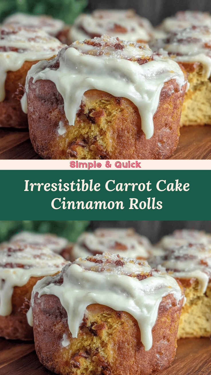 carrot cake cinnamon rolls recipe