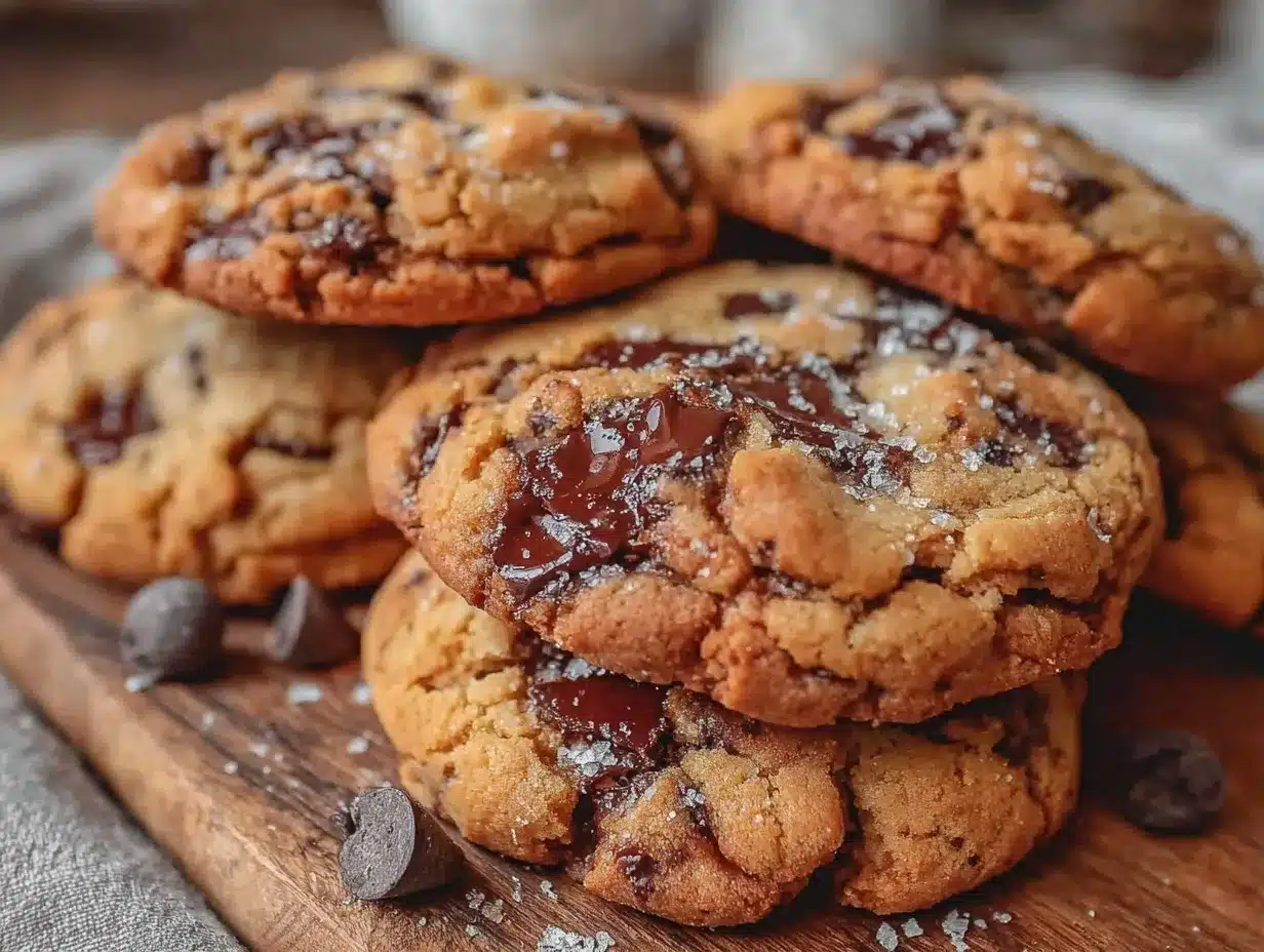 chewy chocolate chip cookies with bread flour preparation steps