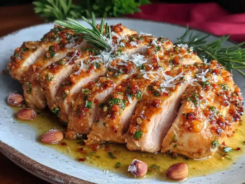 chicken breast with sun-dried tomato pesto - featured image