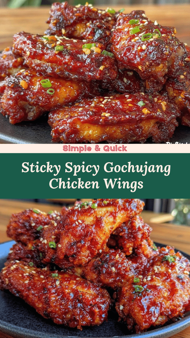 chicken wings with spicy gochujang glaze recipe