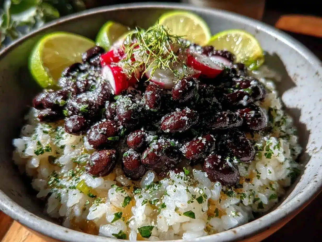 cilantro lime rice bowl preparation steps