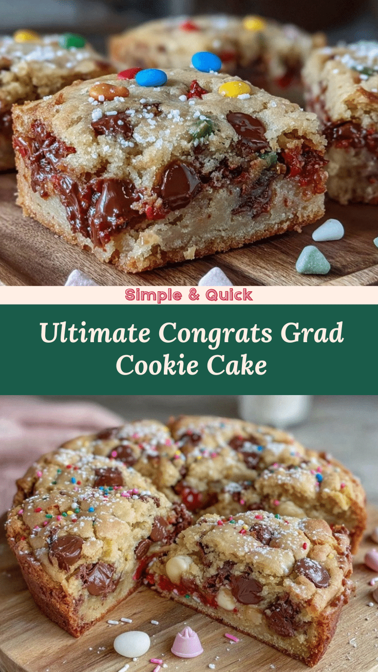 congrats grad cookie cake recipe