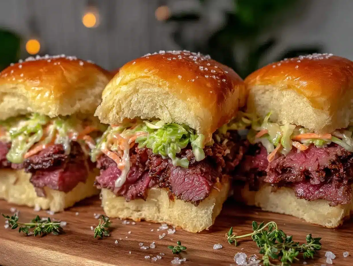 corned beef sliders preparation steps